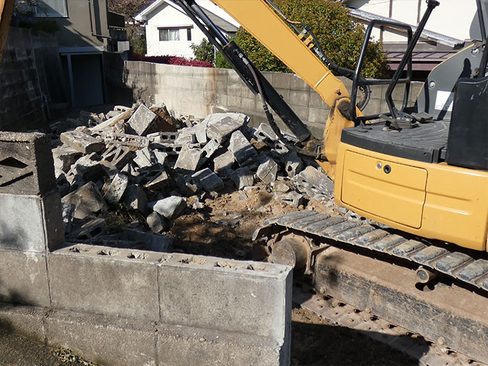 外構解体工事